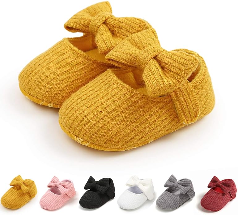 Mustard Baby Girl Shoes