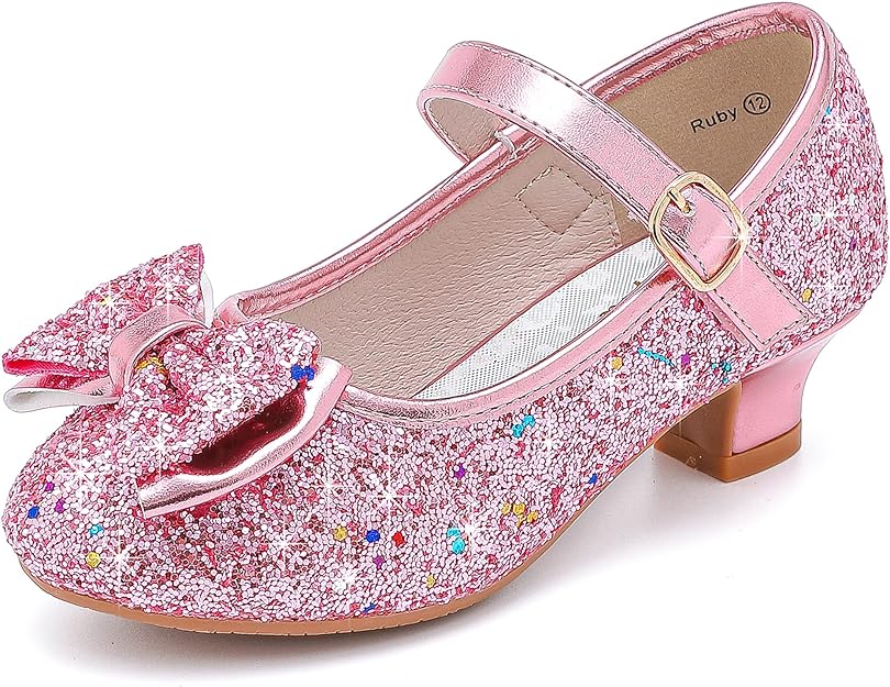 Pink Glitter Girl Shoes