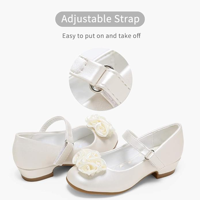 Cheap Ivory Flower Girl Shoes