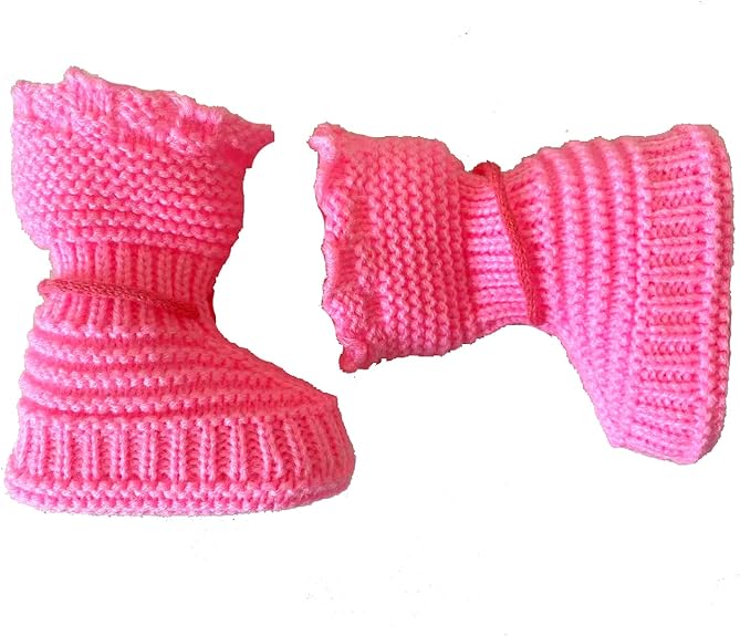Crochet Set Baby Girl Shoes