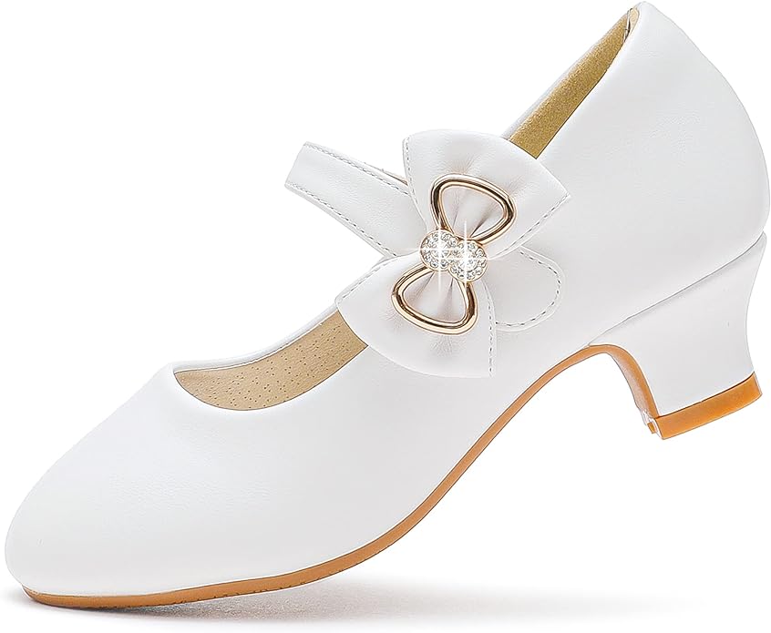 Monsoon Flower Girl Shoes White