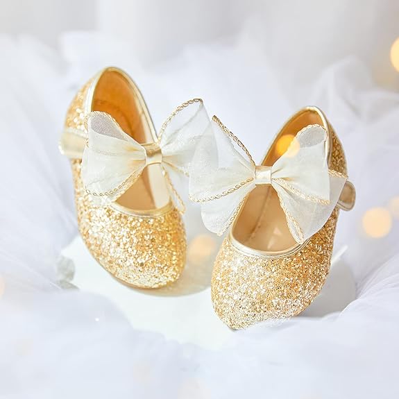 Elegance in Every Step: Rose Gold Flower Girl Shoes UK