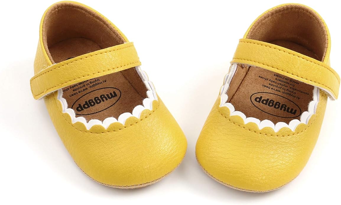 Yellow Infant Girl Shoes