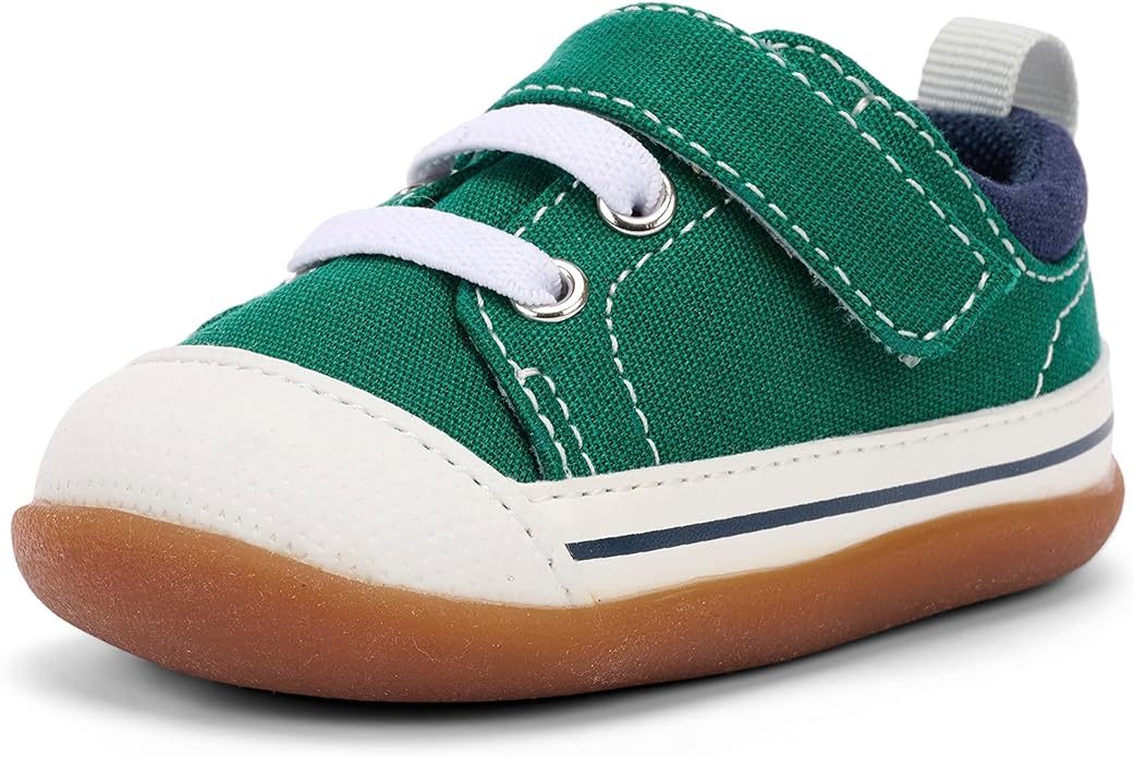 Sage Sophistication: Dark Green Baby Girl Shoes We Love