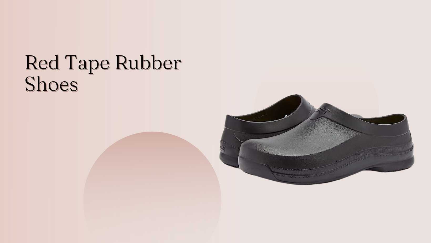 Red Tape Rubber Shoes: The Ultimate Guide to Comfort and Style
